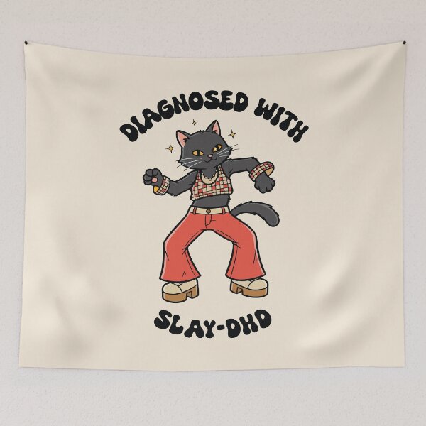 Item preview, Diagnosed with Slay-DHD designed and sold by bolimj.