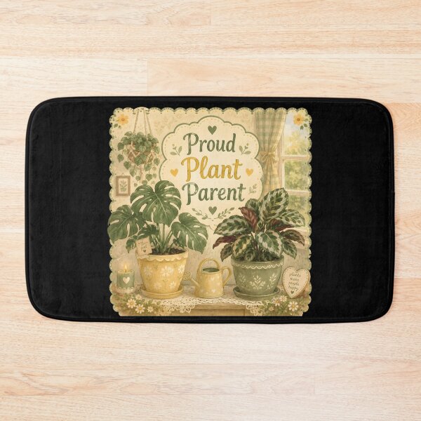 Item preview, Proud Plant Parent Cute Cottagecore Houseplant Design designed and sold by ImaginedSpace7.