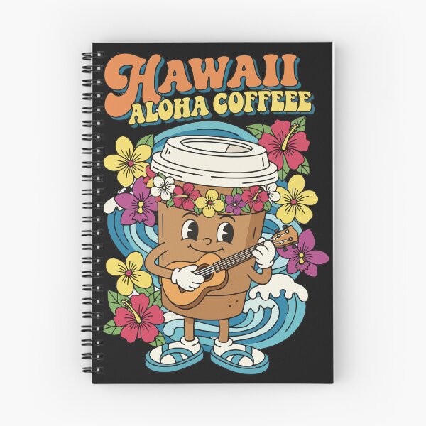 Item preview, Vintage Hawaii Aloha Coffee Mascot designed and sold by AwesomeBeyondLimits.
