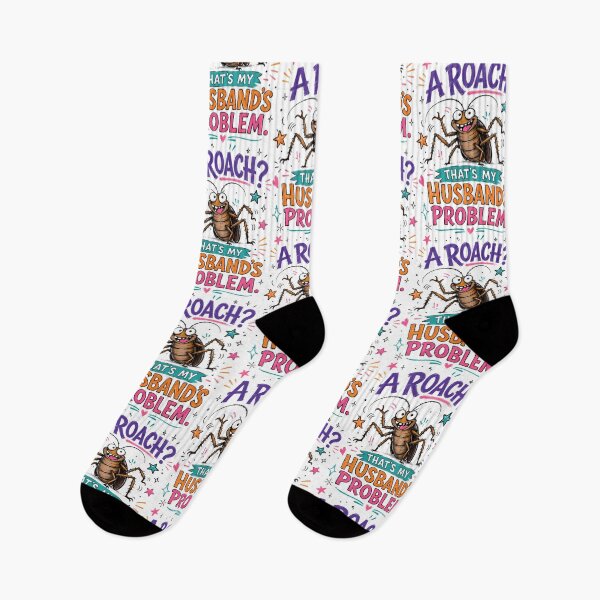 Item preview, A Roach Thats My Husbands Problem Funny Wife Design designed and sold by Stick-Artistry.