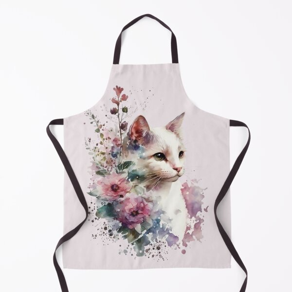 Item preview, Ivory Bloom Cat designed and sold by FloreDreamStudio.
