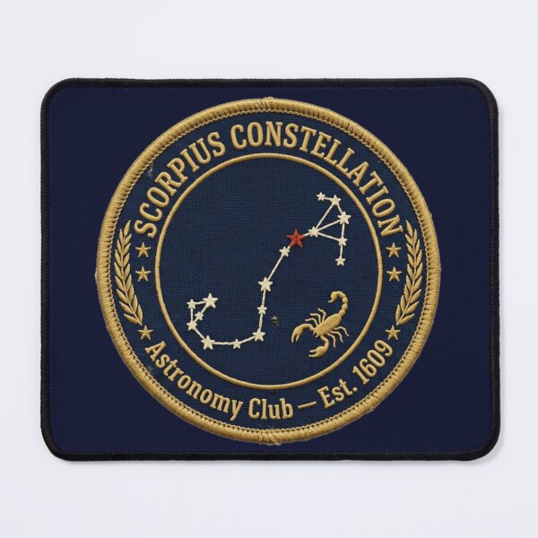 Item preview, Scorpius Constellation Vintage Astronomy Badge Patch designed and sold by CalmCapy Co.