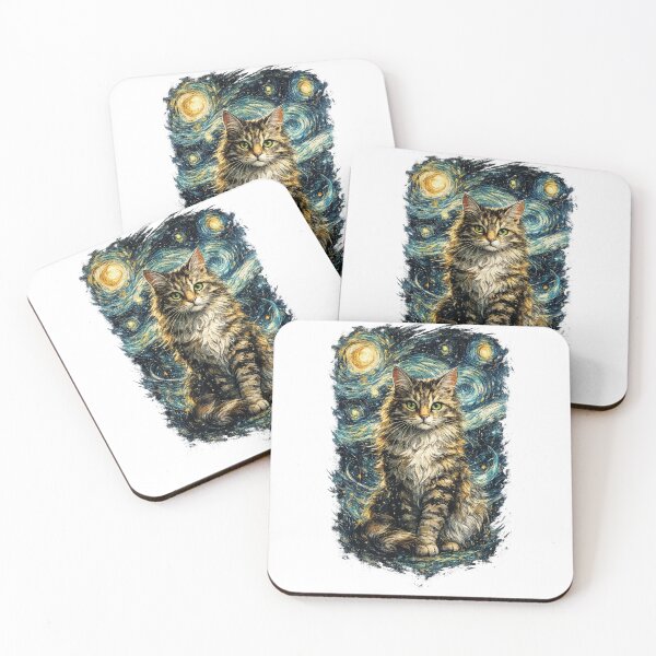 Item preview, Cat van Gogh  designed and sold by Cat loco.