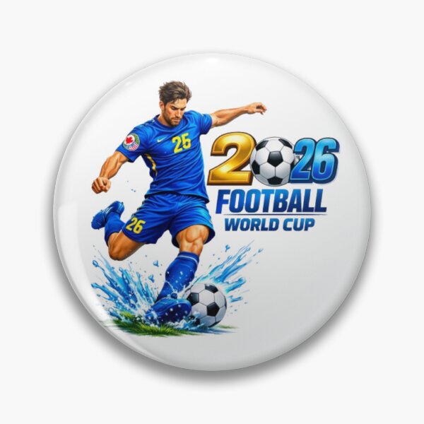 Item preview, 2026 World Cup: Dynamic Footballer Illustration designed and sold by CHRIST5000.