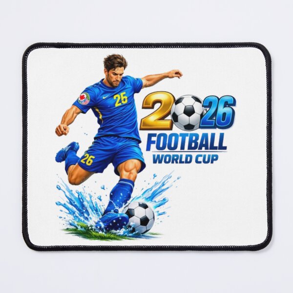 Item preview, 2026 World Cup: Dynamic Footballer Illustration designed and sold by CHRIST5000.