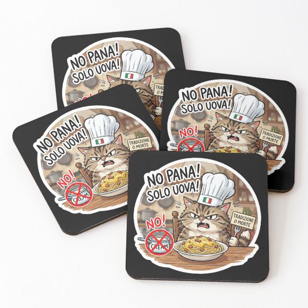 Item preview, Tradizione O Morte! No Cream In Carbonara Cat Chef designed and sold by Cat Meme Fund.