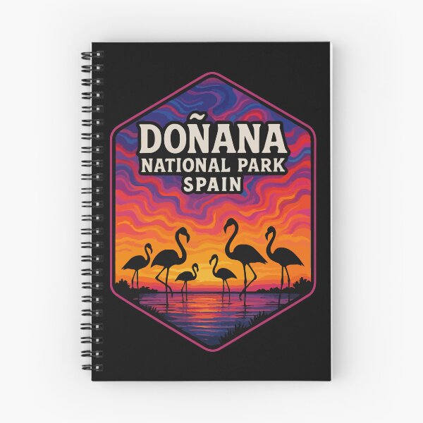 Item preview, Donana National Park Spain Flamingos Trippy designed and sold by TomFrontierArt.