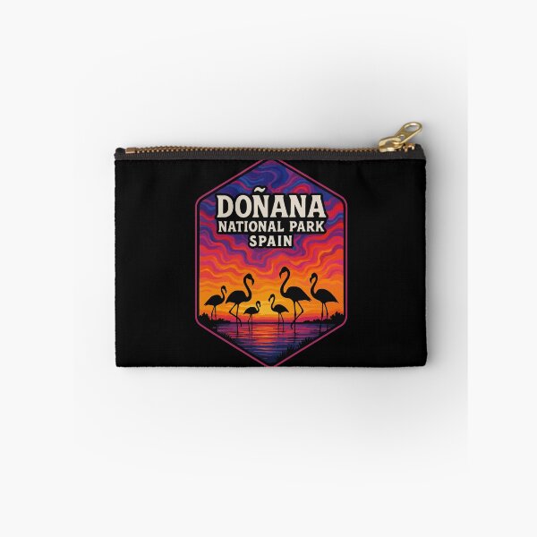 Item preview, Donana National Park Spain Flamingos Trippy designed and sold by TomFrontierArt.