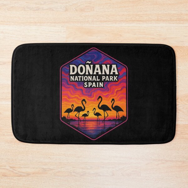 Item preview, Donana National Park Spain Flamingos Trippy designed and sold by TomFrontierArt.