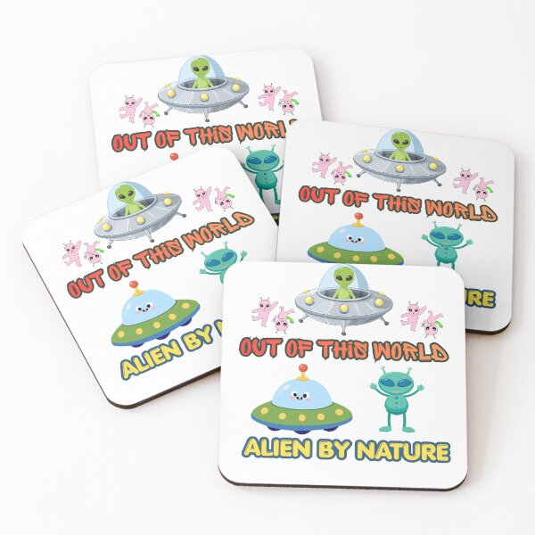 Item preview, Playful aliens bringing cosmic fun and wonder designed and sold by LEEVISWA.