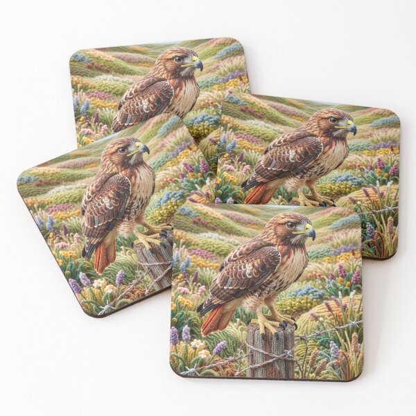 Item preview, Yarn Red-Tailed Hawk in Yarn Meadow designed and sold by Tridentulus.