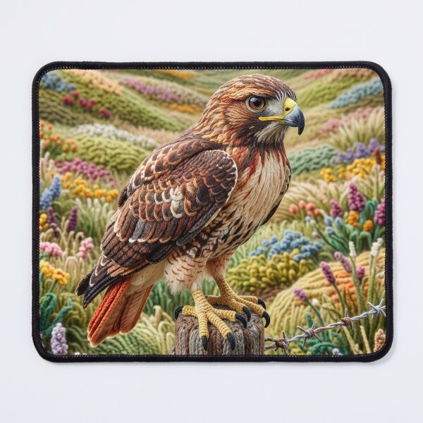 Item preview, Yarn Red-Tailed Hawk in Yarn Meadow designed and sold by Tridentulus.