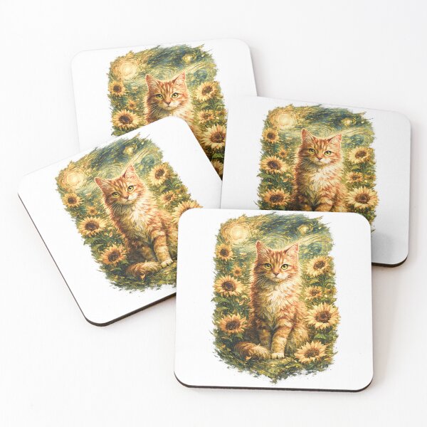Item preview, Cat van Gogh  designed and sold by Cat loco.
