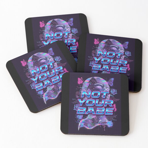 Item preview, Not Your Babe Neon Art designed and sold by HappyOops.