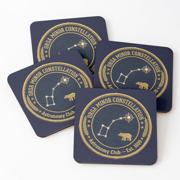 Item preview, Ursa Minor Polaris Vintage Astronomy Badge Patch designed and sold by CalmCapy Co.
