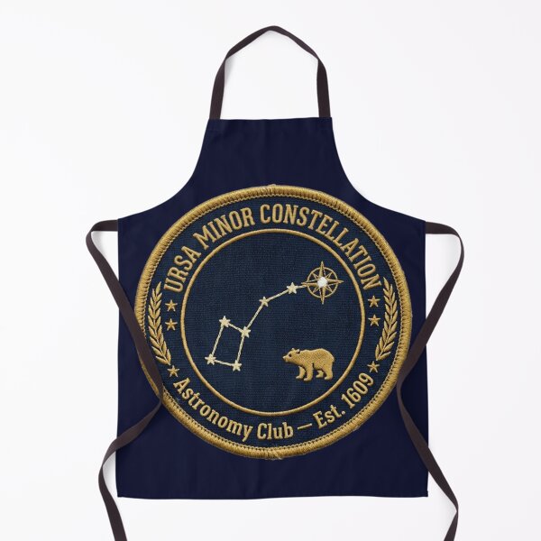 Item preview, Ursa Minor Polaris Vintage Astronomy Badge Patch designed and sold by CalmCapy Co.