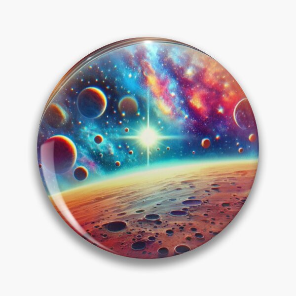 Item preview, Spaceship Cockpit Cosmic Planet View Sci-Fi Art designed and sold by PlanetEye Designs.