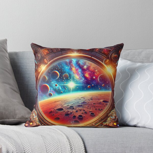 Item preview, Spaceship Cockpit Cosmic Planet View Sci-Fi Art designed and sold by PlanetEye Designs.