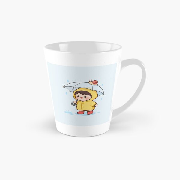 Item preview, Little Raincoat Girl with Snail Umbrella designed and sold by Webinath.