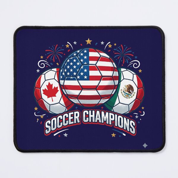 Item preview, Soccer Champions 2026 USA Canada Mexico North America Tournament designed and sold by Basma Designs | Funny Shirts, Stickers & Mugs.