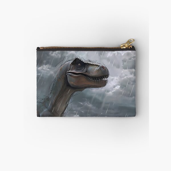 Item preview, Last Survivor - Funny Dinosaur Mountain Cabin Art designed and sold by Modern Nest Art.