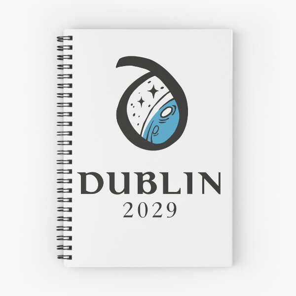 Artikelvorschau, Logo der Bewerbung für Dublin 2029 – groß (schwarz) entworfen und verkauft von Dublin2029.
