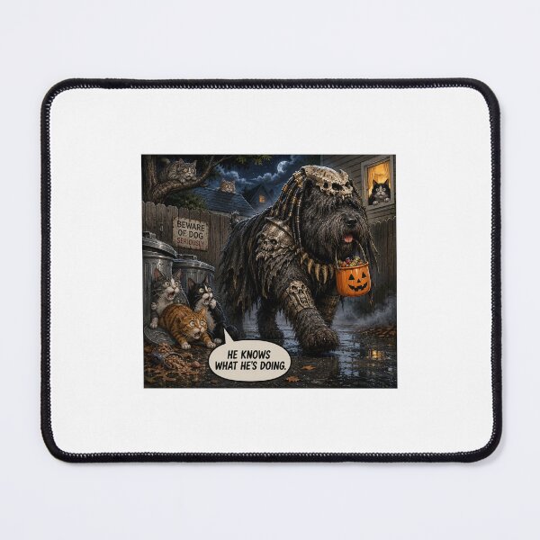 Item preview, Pedator dog out for Halloween designed and sold by GentleKnight.
