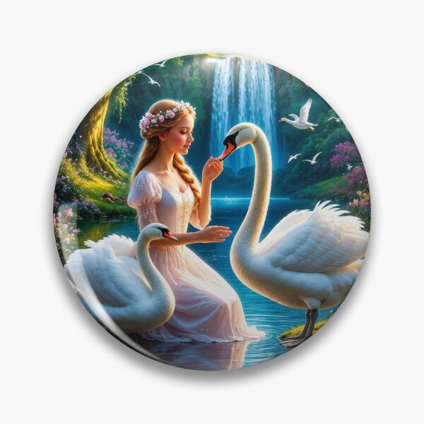 Item preview, Enchanting Swan Garden designed and sold by GlowByMari.