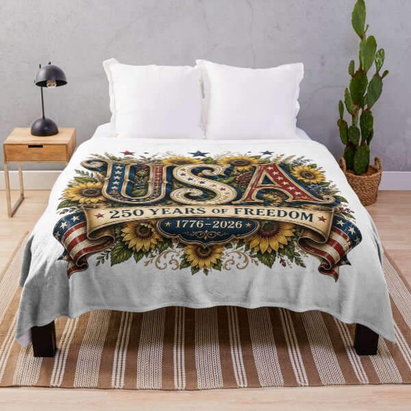 Item preview, USA Flag and Sunflowers designed and sold by PetalGarden.