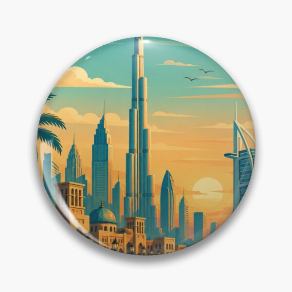 Item preview, Dubai UAE Travel Poster designed and sold by MatthewHeights.