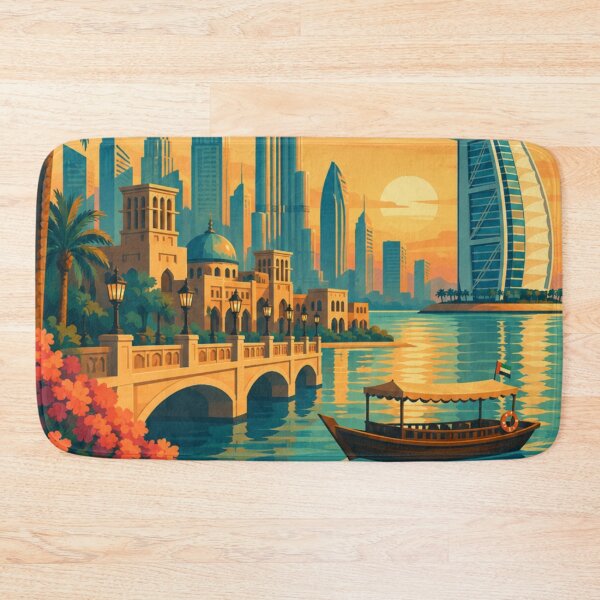 Item preview, Dubai UAE Travel Poster designed and sold by MatthewHeights.