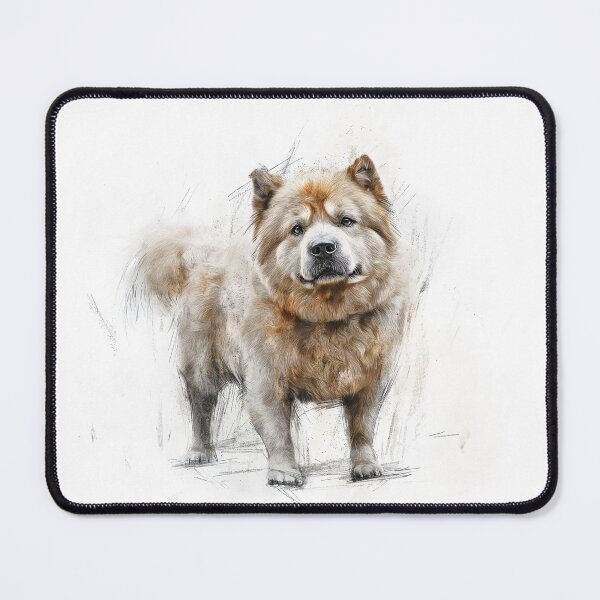 Item preview, Chow Chow Doggie Illustration designed and sold by Roxane Bay.