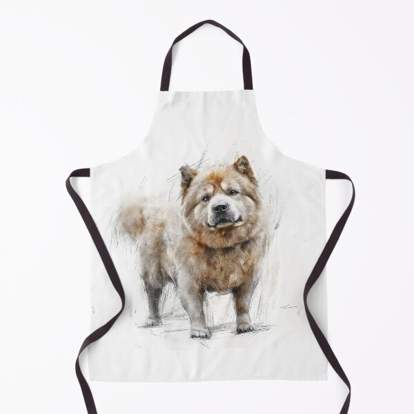 Item preview, Chow Chow Doggie Illustration designed and sold by Roxane Bay.
