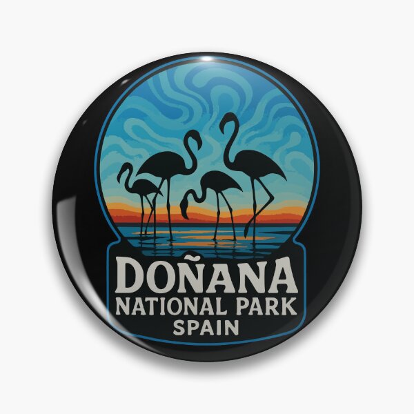 Item preview, Donana National Park Spain Retro Travel designed and sold by TomFrontierArt.