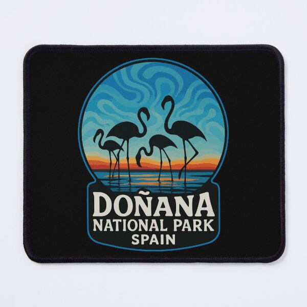 Item preview, Donana National Park Spain Retro Travel designed and sold by TomFrontierArt.