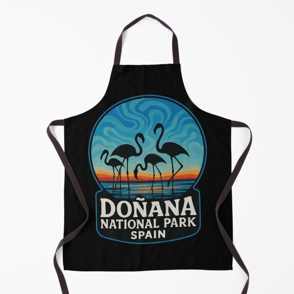 Item preview, Donana National Park Spain Retro Travel designed and sold by TomFrontierArt.