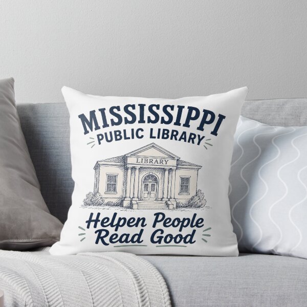 Item preview, Mississippi Public Library designed and sold by Pink Hombre.