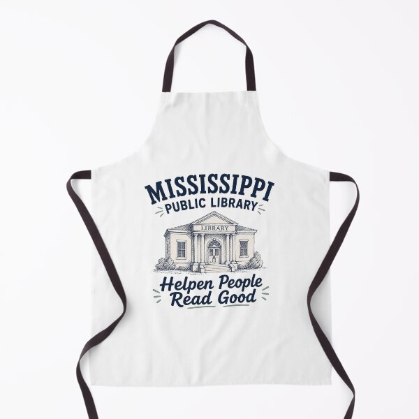 Item preview, Mississippi Public Library designed and sold by Pink Hombre.