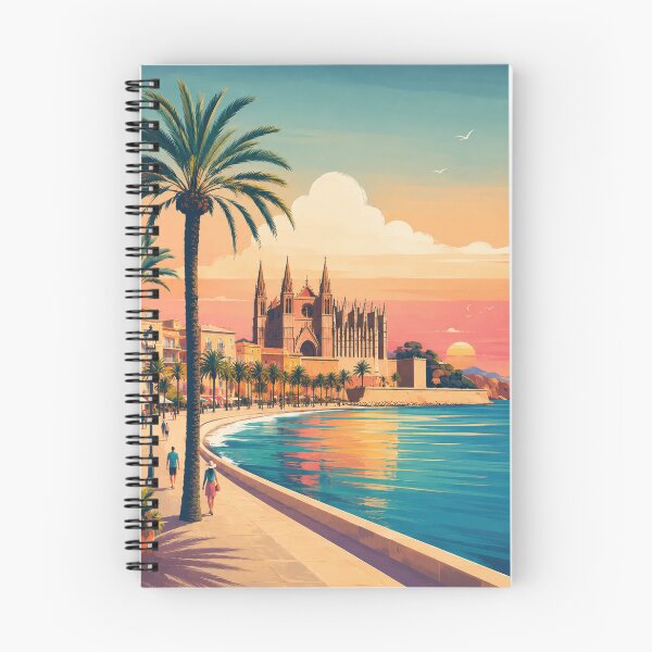 Item preview, Palma de Mallorca Spain Vintage Travel Poster designed and sold by pod24.