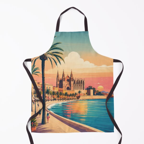 Item preview, Palma de Mallorca Spain Vintage Travel Poster designed and sold by pod24.