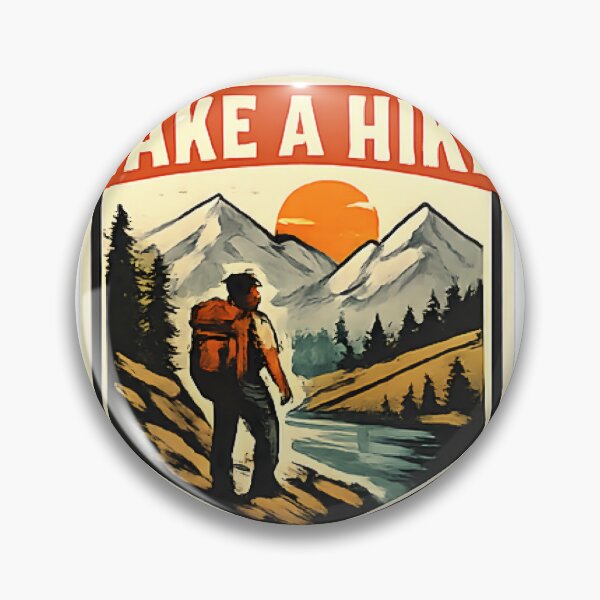 Item preview, Take A Hike – Vintage Mountain Adventure Hiking Design designed and sold by vansaidshop ⭐⭐⭐⭐⭐.