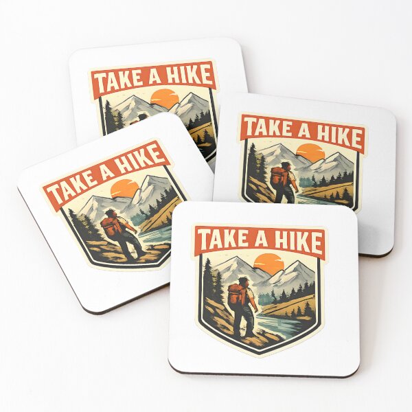 Item preview, Take A Hike – Vintage Mountain Adventure Hiking Design designed and sold by vansaidshop ⭐⭐⭐⭐⭐.