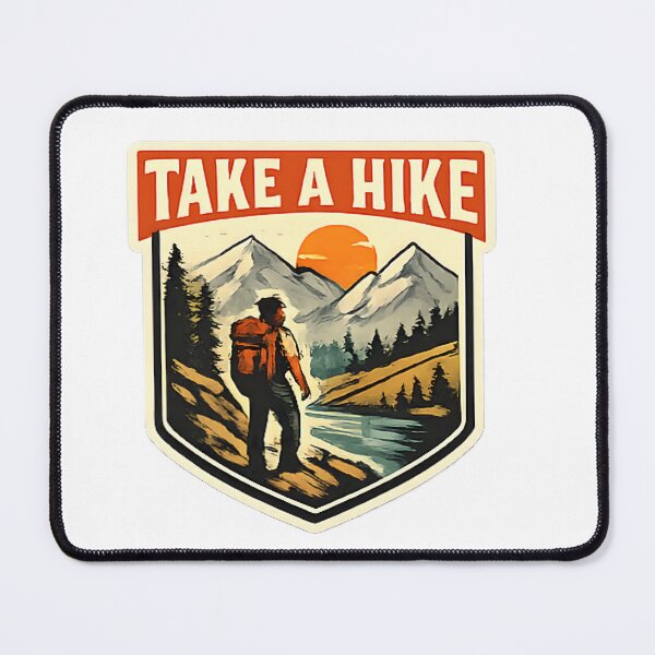 Item preview, Take A Hike – Vintage Mountain Adventure Hiking Design designed and sold by vansaidshop ⭐⭐⭐⭐⭐.