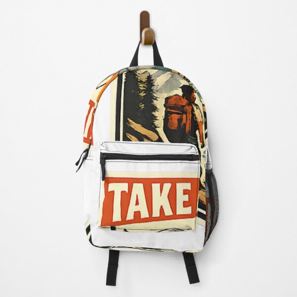 Item preview, Take A Hike – Vintage Mountain Adventure Hiking Design designed and sold by vansaidshop ⭐⭐⭐⭐⭐.