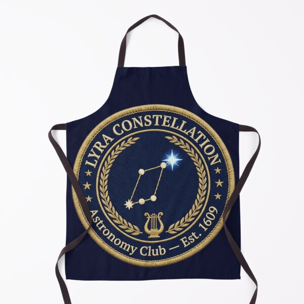 Item preview, Lyra Vega Constellation Vintage Astronomy Badge Patch designed and sold by CalmCapy Co.