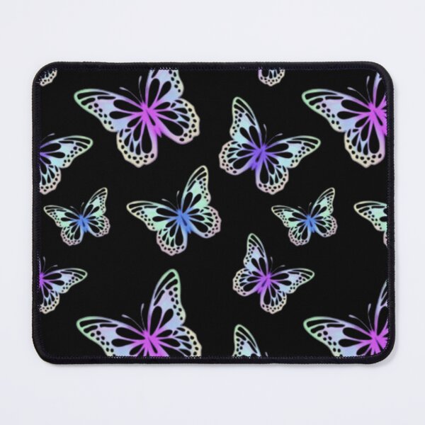 Item preview, Glowing Neon Butterflies Pattern | Modern Digital Art designed and sold by Rawafi Art Studio.