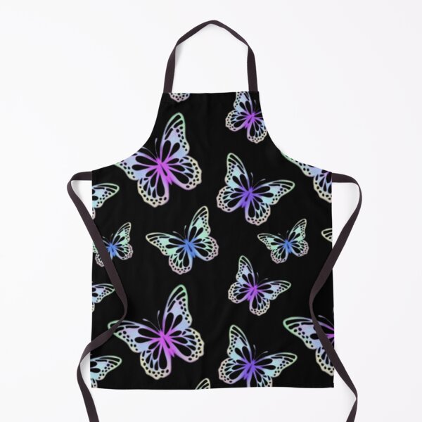 Item preview, Glowing Neon Butterflies Pattern | Modern Digital Art designed and sold by Rawafi Art Studio.