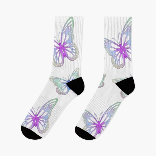 Item preview, Glowing Neon Butterflies Pattern | Modern Digital Art designed and sold by Rawafi Art Studio.