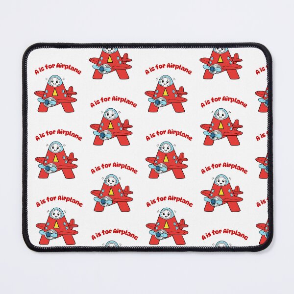 Item preview, A is for Airplane - Cute Cartoon Alphabet for Kids designed and sold by Inka Moon Design.