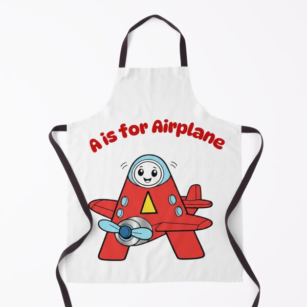 Item preview, A is for Airplane - Cute Cartoon Alphabet for Kids designed and sold by Inka Moon Design.